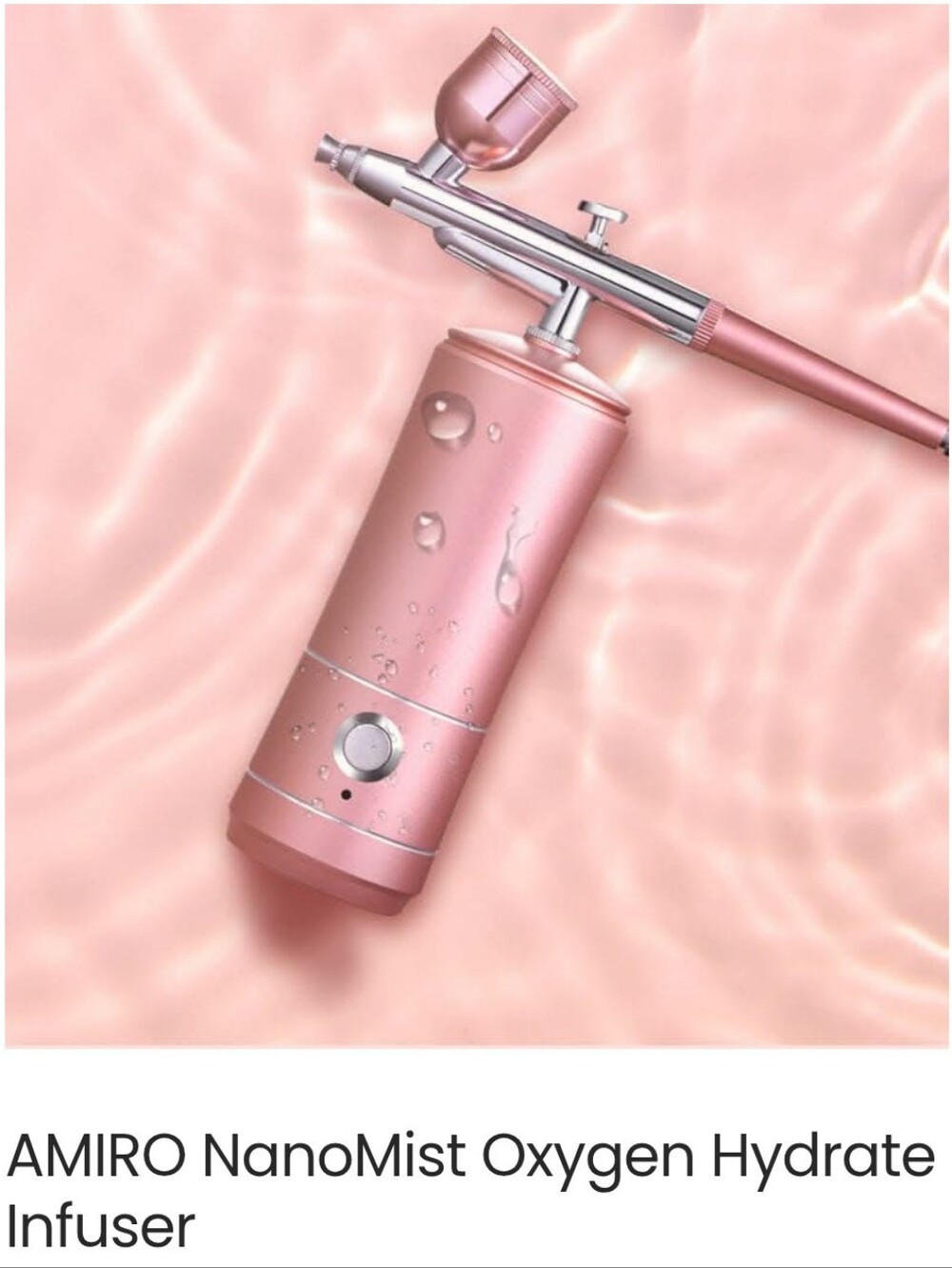 Amiro x Kinoy NanoMist Oxygen Hydrate Infuser Makeup Airbrush Facial Cosmetic